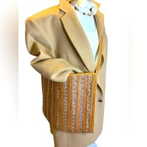 Vintage Jordan Marsh luxury straw bag made in Italy